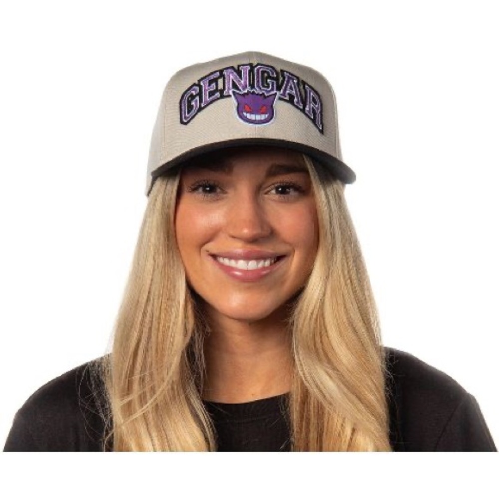 Pokemon Adult Embroidered Precurve Snapback Hat For Men and Women